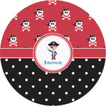 Pirate & Dots Multipurpose Round Labels - 3" (Personalized)