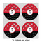 Pirate & Dots 4" Multipurpose Round Labels - Sheet