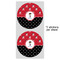 Pirate & Dots 5" Multipurpose Round Label - Sheet