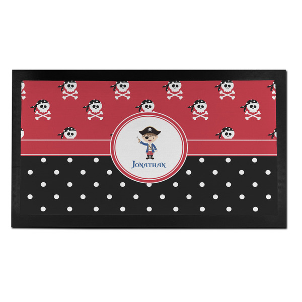 Custom Pirate & Dots Bar Mat - Small (Personalized)