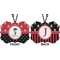 Pirate & Dots Car Ornament (Approval)