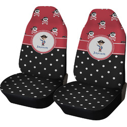 Pirate & Dots Car Seat Covers (Set of Two) (Personalized)