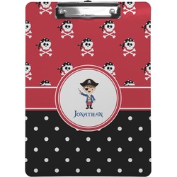 Pirate & Dots Clipboard (Letter Size) (Personalized)