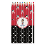 Pirate & Dots Colored Pencils (Personalized)