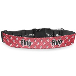 Pirate & Dots Deluxe Dog Collar (Personalized)