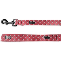 Pirate & Dots Dog Leash - 6 ft (Personalized)