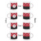 Pirate & Dots Espresso Cup Set of 4 - Apvl