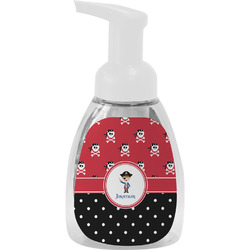 Pirate & Dots Foam Soap Bottle - White (Personalized)
