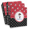 Pirate & Dots Full Wrap Binders - PARENT/MAIN