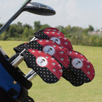 Pirate & Dots Golf Club Iron Cover - Set of 9 (Personalized)