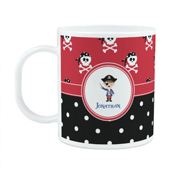 Pirate & Dots Plastic Kids Mug (Personalized)