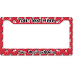 Pirate & Dots License Plate Frame - Style B (Personalized)