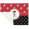 Pirate & Dots Linen Placemat - Folded Corner (single side)