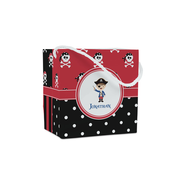 Custom Pirate & Dots Party Favor Gift Bags - Matte (Personalized)