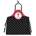 Pirate & Dots Apron Without Pockets w/ Name or Text