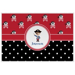 Pirate & Dots Laminated Placemat w/ Name or Text
