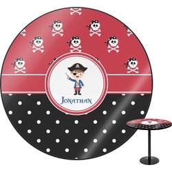 Pirate & Dots Round Table - 24" (Personalized)