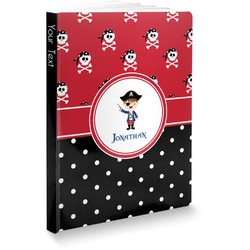 Pirate & Dots Softbound Notebook - 7.25" x 10" (Personalized)