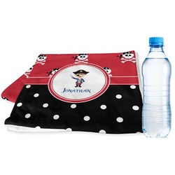 Pirate & Dots Sports & Fitness Towel (Personalized)