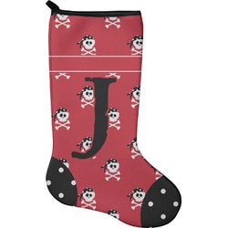 Pirate & Dots Holiday Stocking - Single-Sided - Neoprene (Personalized)