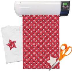 Pirate & Dots Heat Transfer Vinyl Sheet (12"x18")