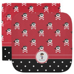 Pirate & Dots Facecloth / Wash Cloth (Personalized)