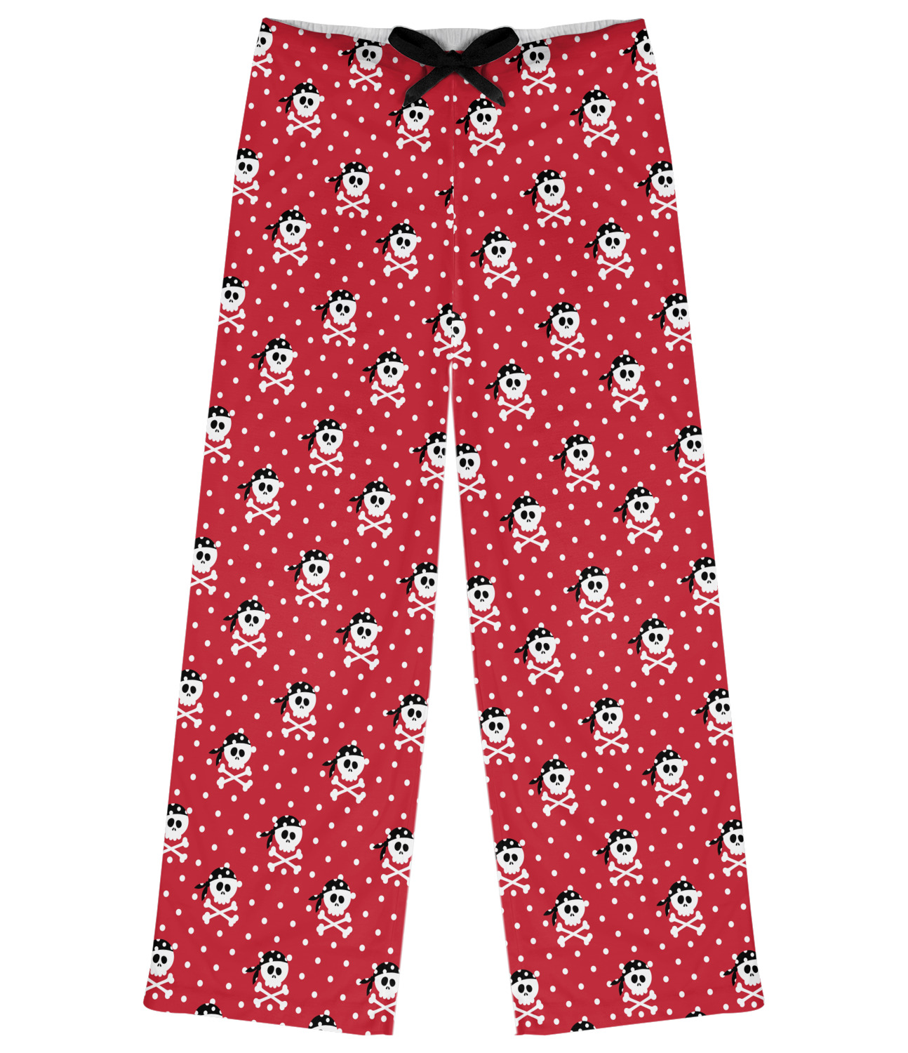 Pirate & Dots Womens Pajama Pants - 2XL (Personalized) - YouCustomizeIt
