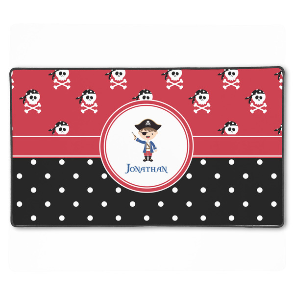 Custom Pirate & Dots XXL Gaming Mouse Pad - 24" x 14" (Personalized)