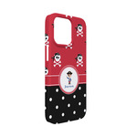 Pirate & Dots iPhone Case - Plastic - iPhone 13 Mini (Personalized)