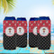 Girl's Pirate & Dots 16oz Can Sleeve - Set of 4 - LIFESTYLE