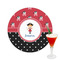 Girl's Pirate & Dots Drink Topper - Medium - Single with Drink