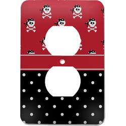 Girl's Pirate & Dots Electric Outlet Plate