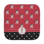 Girl's Pirate & Dots Face Towel (Personalized)