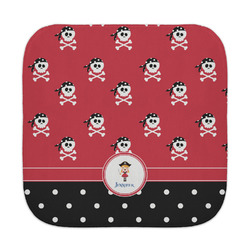 Girl's Pirate & Dots Face Towel (Personalized)