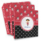 Girl's Pirate & Dots Full Wrap Binders - PARENT/MAIN