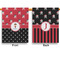 Girl's Pirate & Dots House Flags - Double Sided - APPROVAL