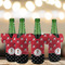 Girl's Pirate & Dots Jersey Bottle Cooler - Set of 4 - LIFESTYLE