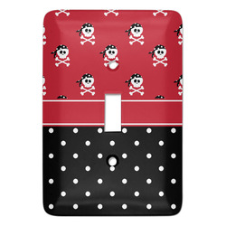 Girl's Pirate & Dots Light Switch Cover