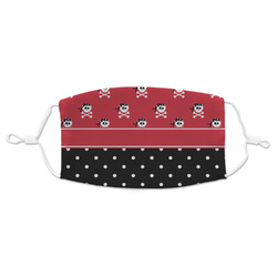 Girl's Pirate & Dots Adult Cloth Face Mask - Standard