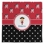 Girl's Pirate & Dots Microfiber Dish Towel (Personalized)