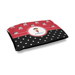 Girl's Pirate & Dots Outdoor Dog Bed - Medium (Personalized)