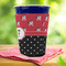 Girl's Pirate & Dots Party Cup Sleeves - with bottom - Lifestyle