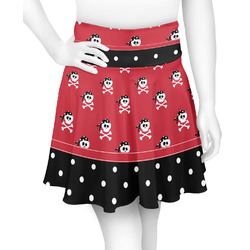 Girl's Pirate & Dots Skater Skirt - 2X Large