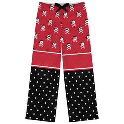 Girl's Pirate & Dots Womens Pajama Pants - M