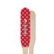 Girl's Pirate & Dots Wooden Food Pick - Paddle - Single Sided - Front & Back