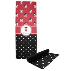 Girl's Pirate & Dots Yoga Mat (Personalized)