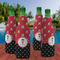 Girl's Pirate & Dots Zipper Bottle Cooler - Set of 4 - LIFESTYLE