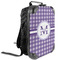 Gingham Print 13" Hard Shell Backpacks - ANGLE VIEW