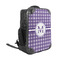 Gingham Print 15" Backpack - ANGLE VIEW