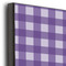 Gingham Print 16x20 Wood Print - Closeup